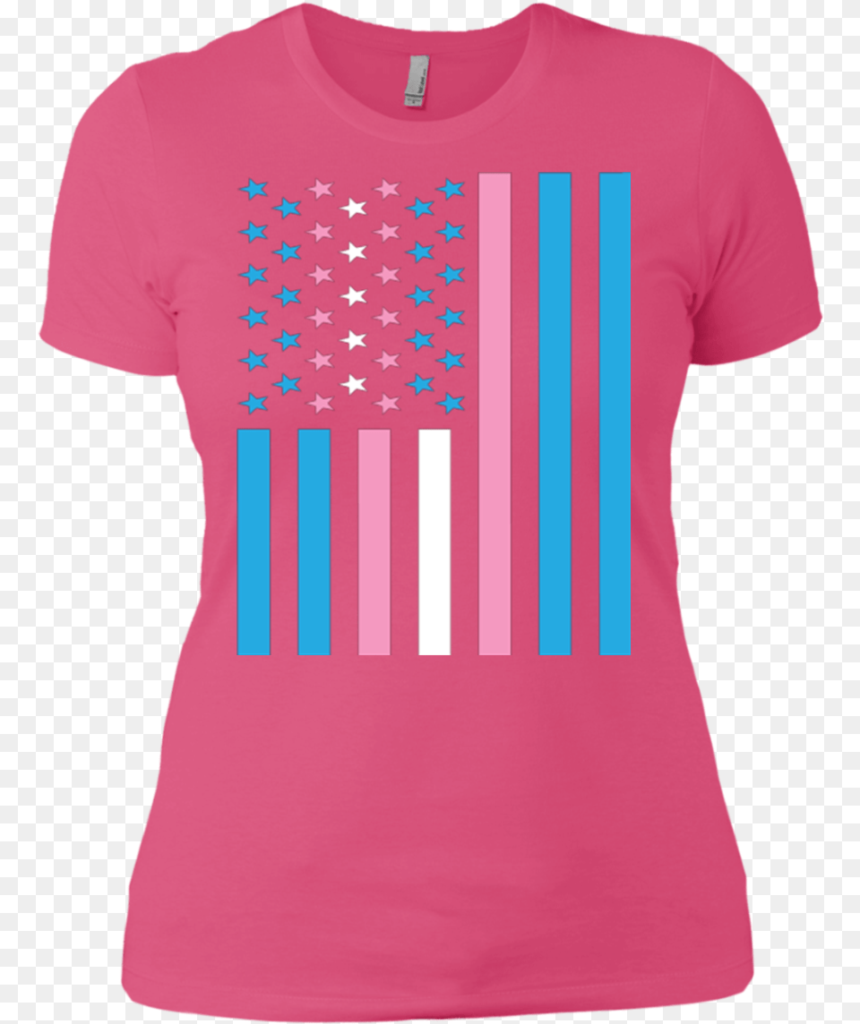 Trans Flag Pride Pink Cute Shirt For Womendata Zoom Shirt, Clothing, T-shirt Png