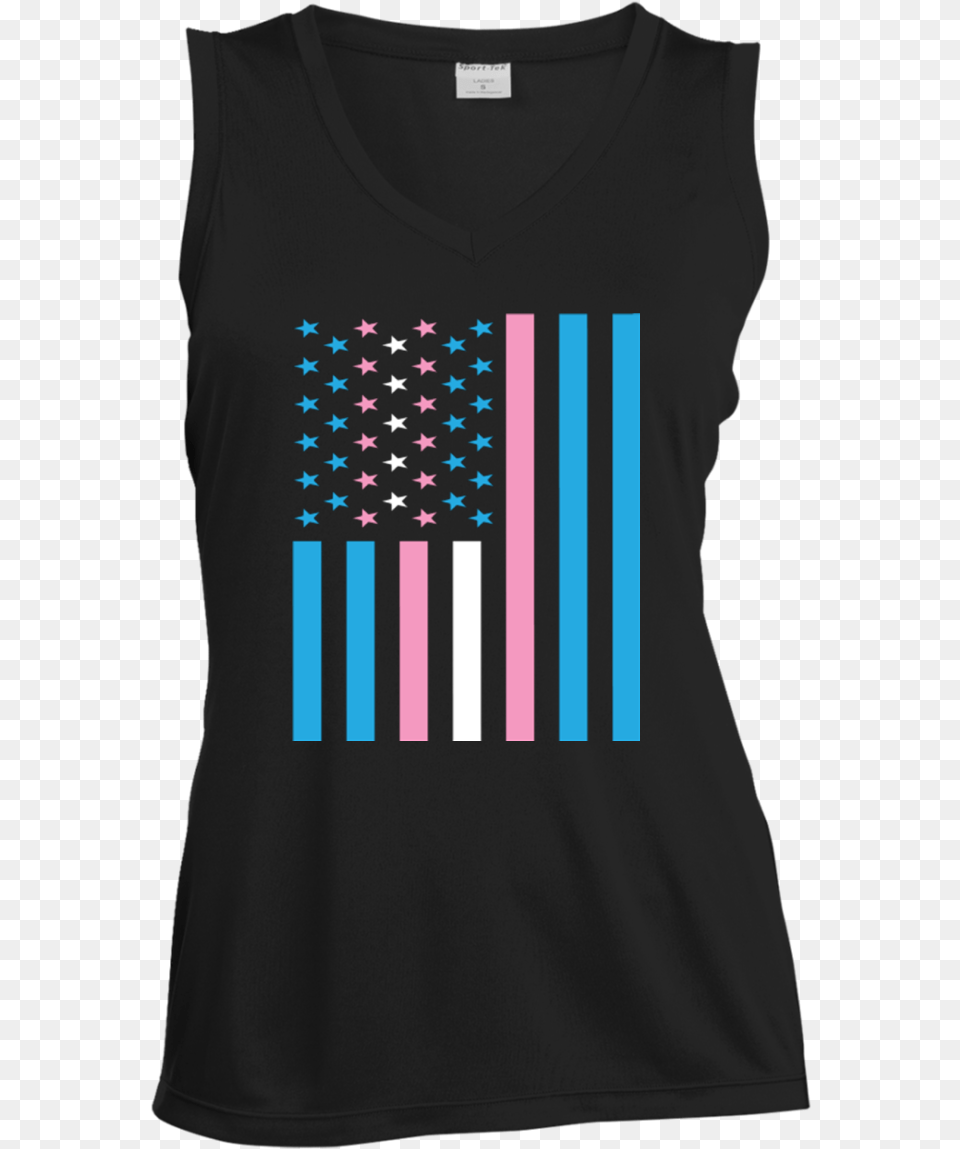 Trans Flag Pride Shirt Polka Dot, Clothing, T-shirt, Tank Top Free Png