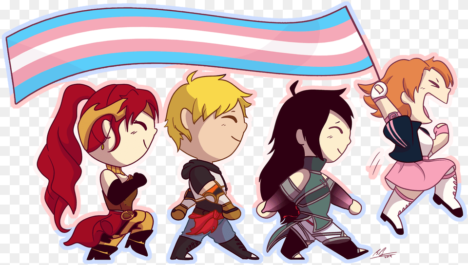 Trans Rwby, Book, Comics, Publication, Baby Free Png Download