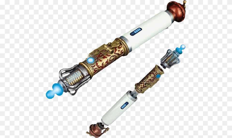 Trans Temporal Sonic Screwdriver Doctor Who Trans Temporal Screwdriver, Smoke Pipe, Light, Machine, Device Png Image