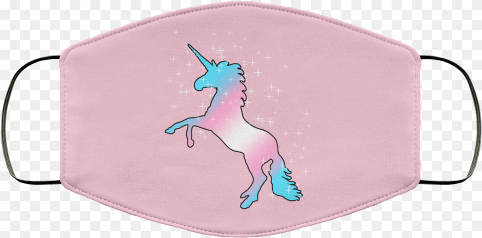 Trans Unicorn Face Mask Mask, Accessories, Home Decor, Cushion, Bag Free Png Download