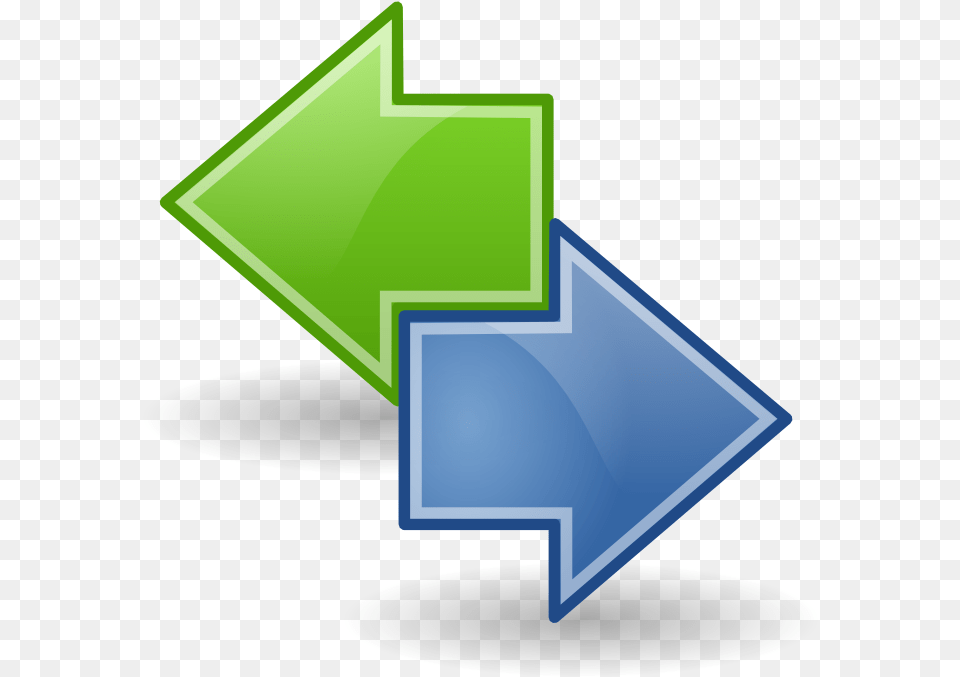 Transfer Icon Forward And Backward Arrow, Recycling Symbol, Symbol Free Png Download