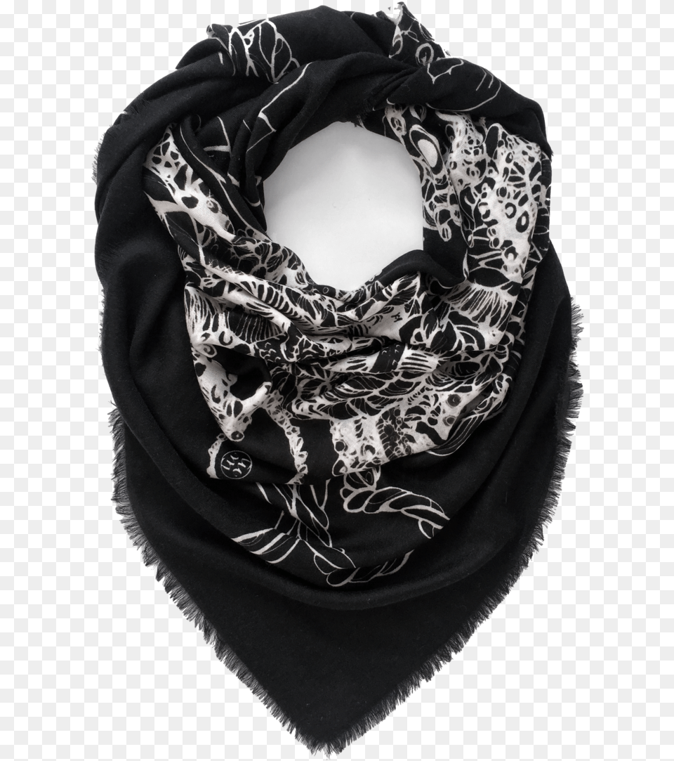 Transfigurationtied Scarf, Clothing, Stole, Coat Png Image