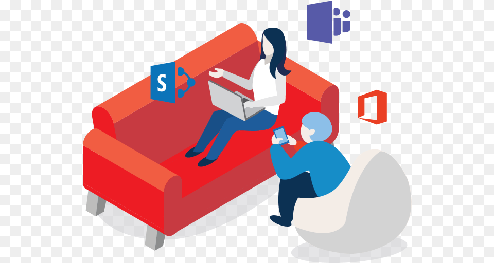 Transform Microsoft Teams Collaboration With Our Email Furniture Style, Couch, Dynamite, Weapon, Person Free Transparent Png