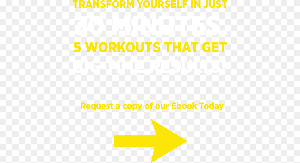 Transform Yourself In Just 30 Minutes Poster, Symbol Free Transparent Png