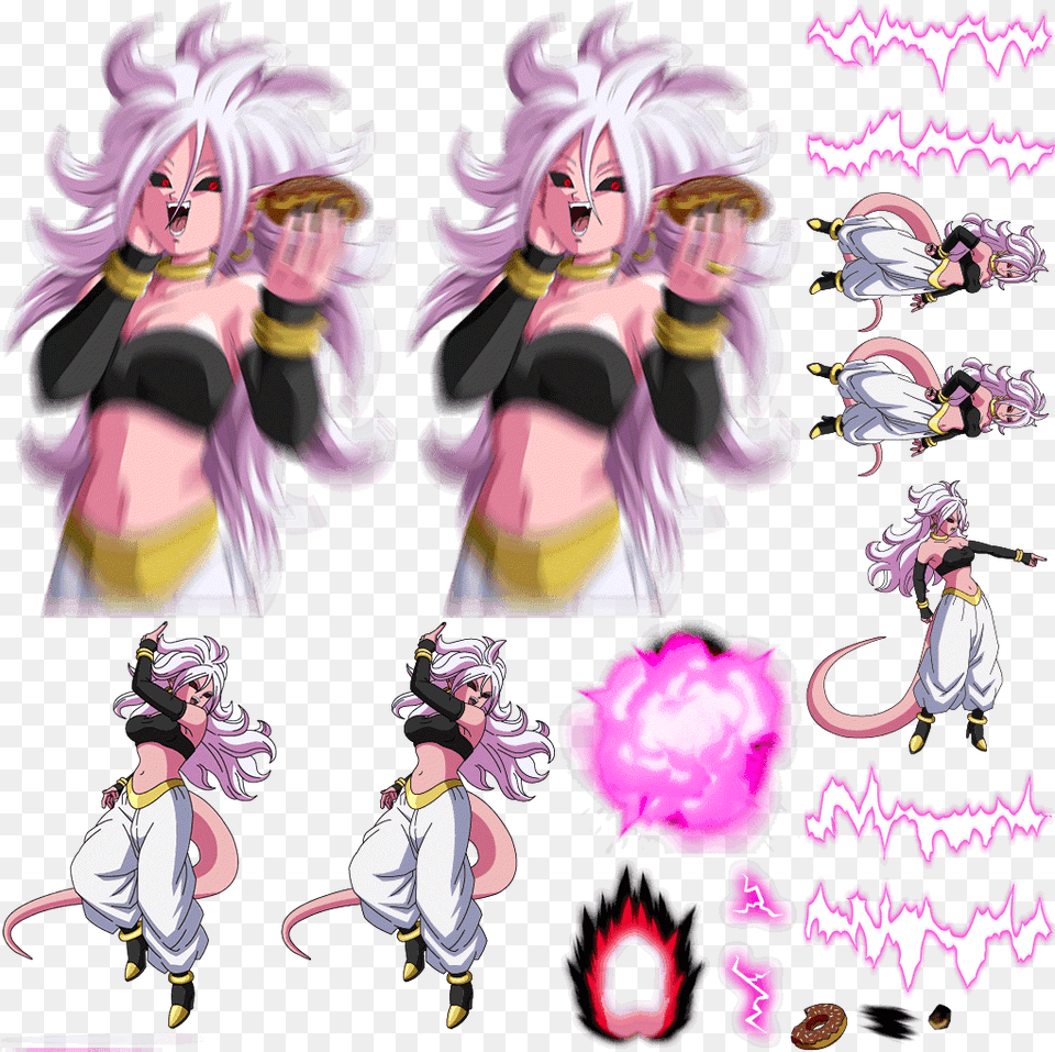 Transformation Android 21 Human, Book, Comics, Publication, Person Free Png