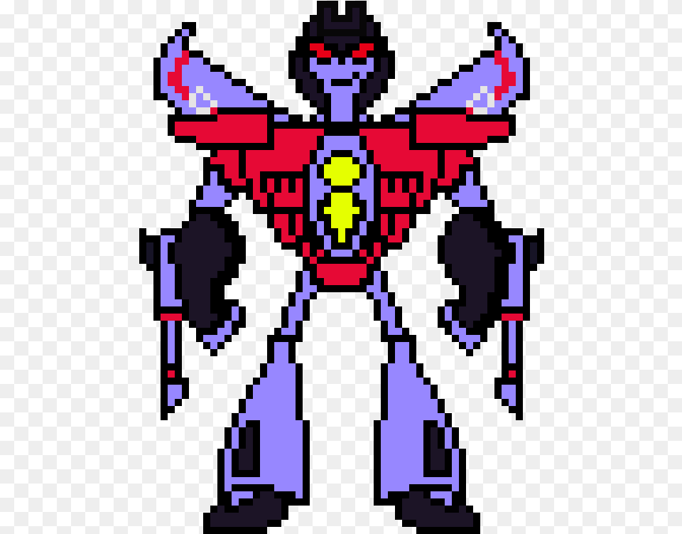 Transformers Animated Starscream Transformers Animated Pixel Art, Robot Free Png Download