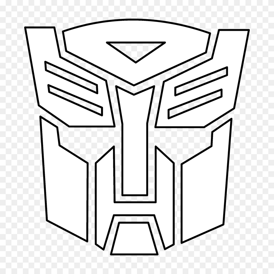 Transformers Autobot Logo Transparent Vector, Emblem, Symbol, Stencil Png