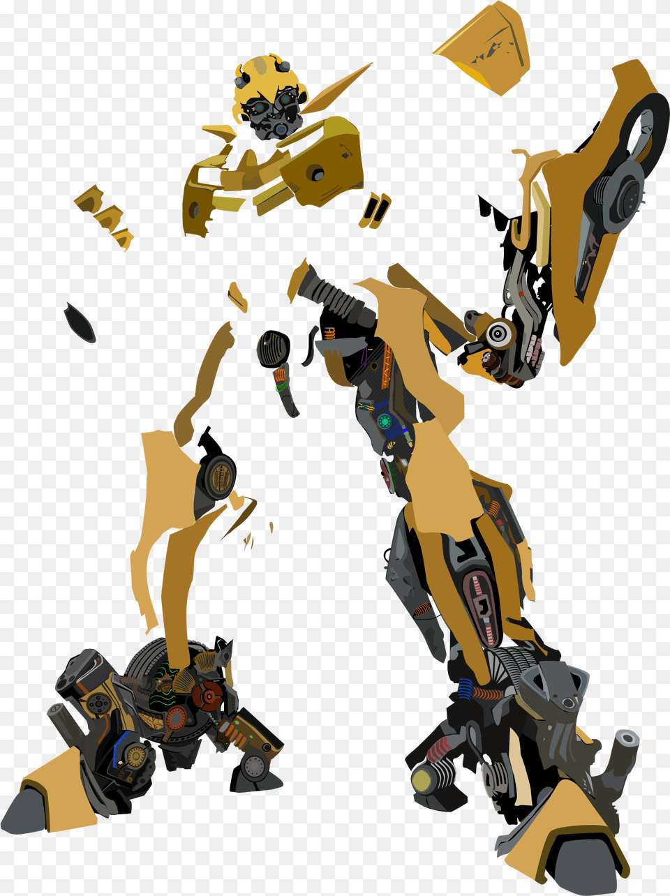 Transformers Bumblebee Full Body, Animal, Apidae, Bee, Insect Free Transparent Png
