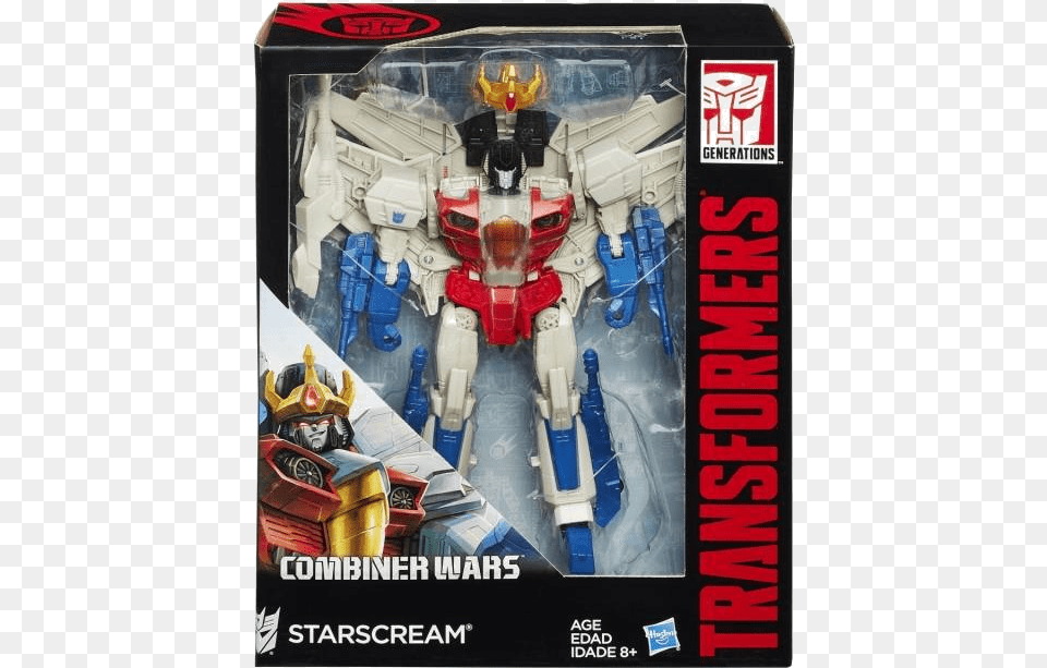 Transformers Combiner Wars Leader Class Starscream Transformers Combiner Wars Starscream, Robot, Advertisement, Poster, Adult Png Image