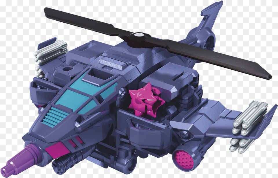 Transformers Cyberverse Megatron Helicopter, Toy, Aircraft, Transportation, Vehicle Png