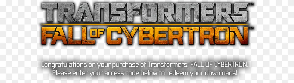 Transformers Fall Of Cybertron Transformers Fall Of Cybertron Logo, Advertisement, Poster, Scoreboard, City Png Image