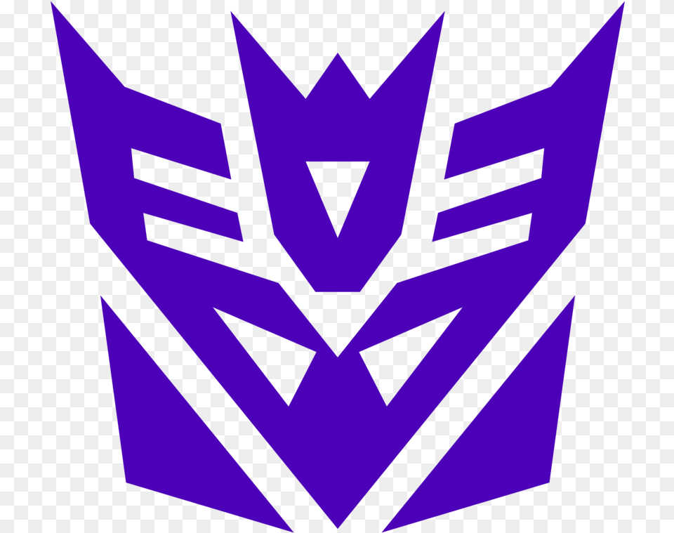Transformers G1 Decepticon Logo, Emblem, Symbol Png