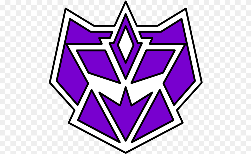 Transformers G2 Decepticon Logo 2 By Kalel7 Transformers G2 Decepticon Logo, Symbol, Emblem, Star Symbol Free Png