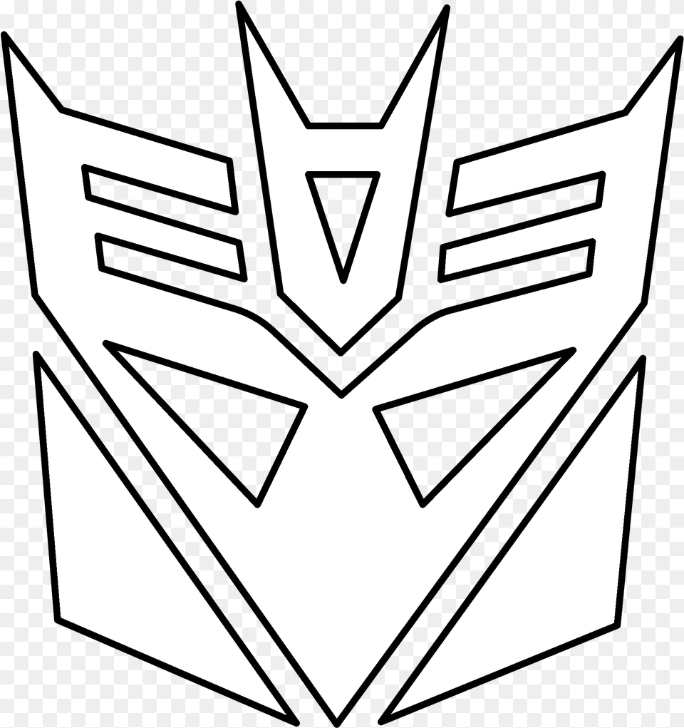 Transformers Logo Coloring Pages, Emblem, Symbol Png Image