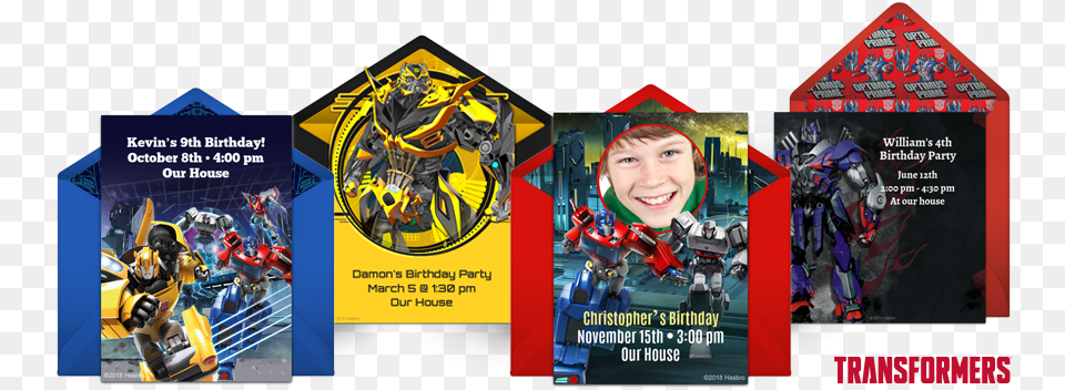Transformers Online Invitations Flyer, Advertisement, Poster, Person, People Free Transparent Png