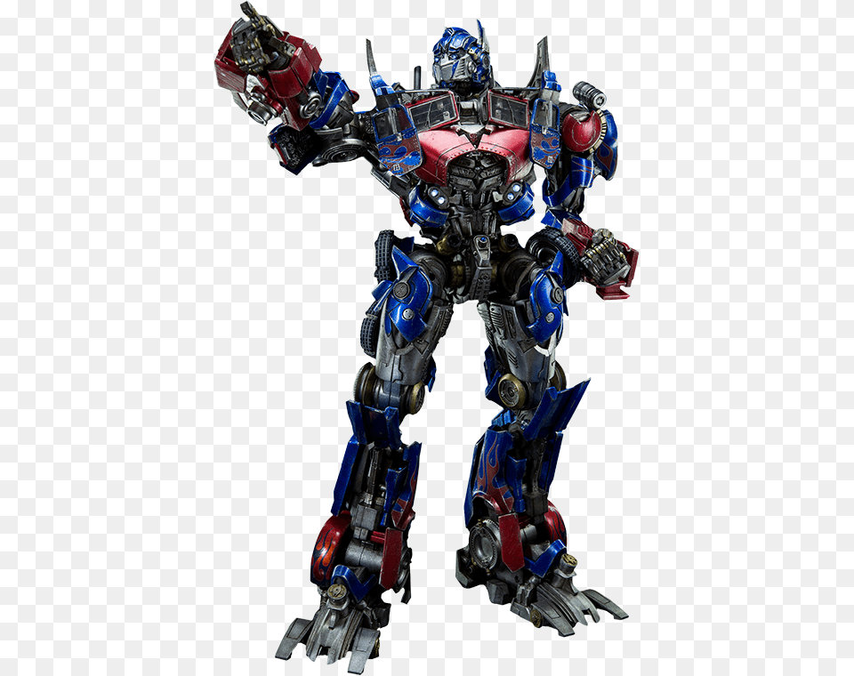 Transformers Optimus Prime Premium Scale Collectible, Robot, Motorcycle, Transportation, Vehicle Png