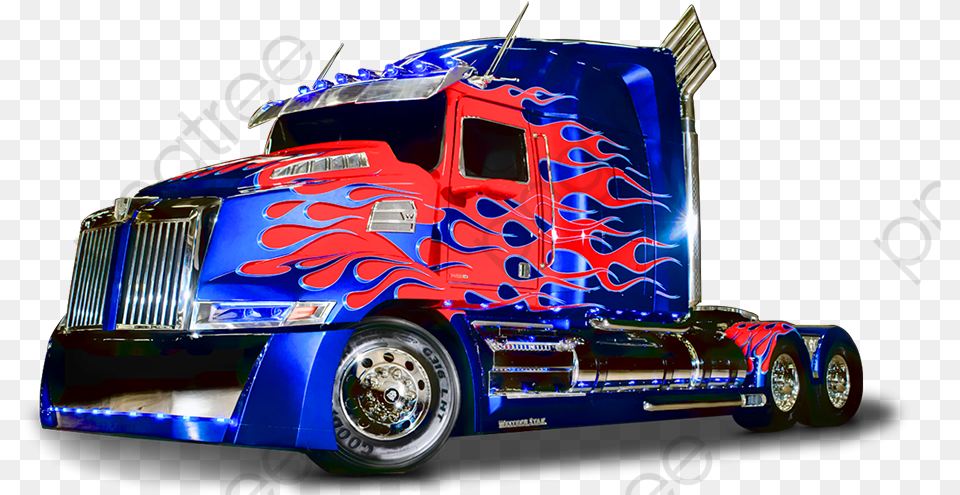 Transformers Prime, Vehicle, Truck, Transportation, Trailer Truck Free Png Download