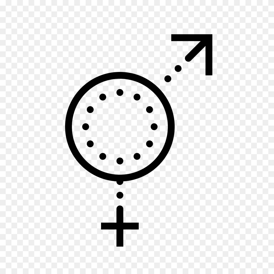 Transgender Icon, Gray Png
