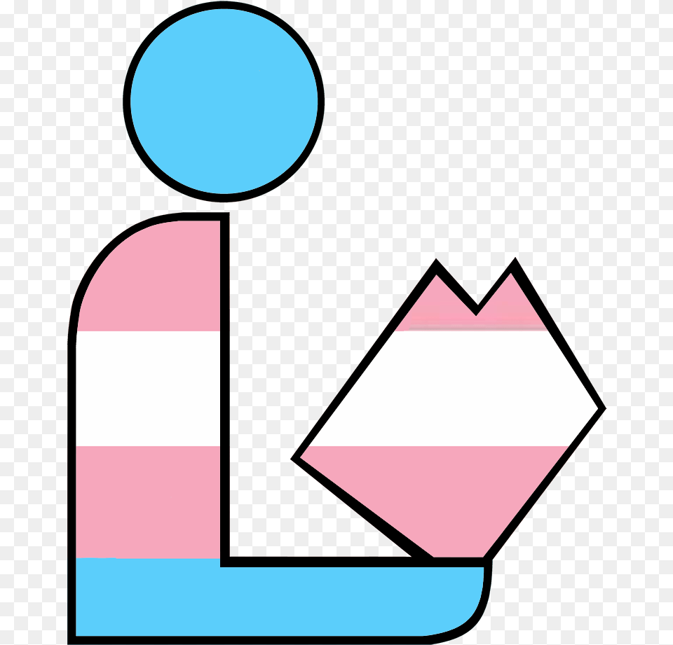 Transgender Pride Library Logo Trans Pride Library, Symbol, Text Png