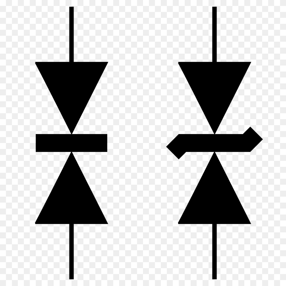 Transient Voltage Suppression Diode Symbol Clipart, Cross Png Image