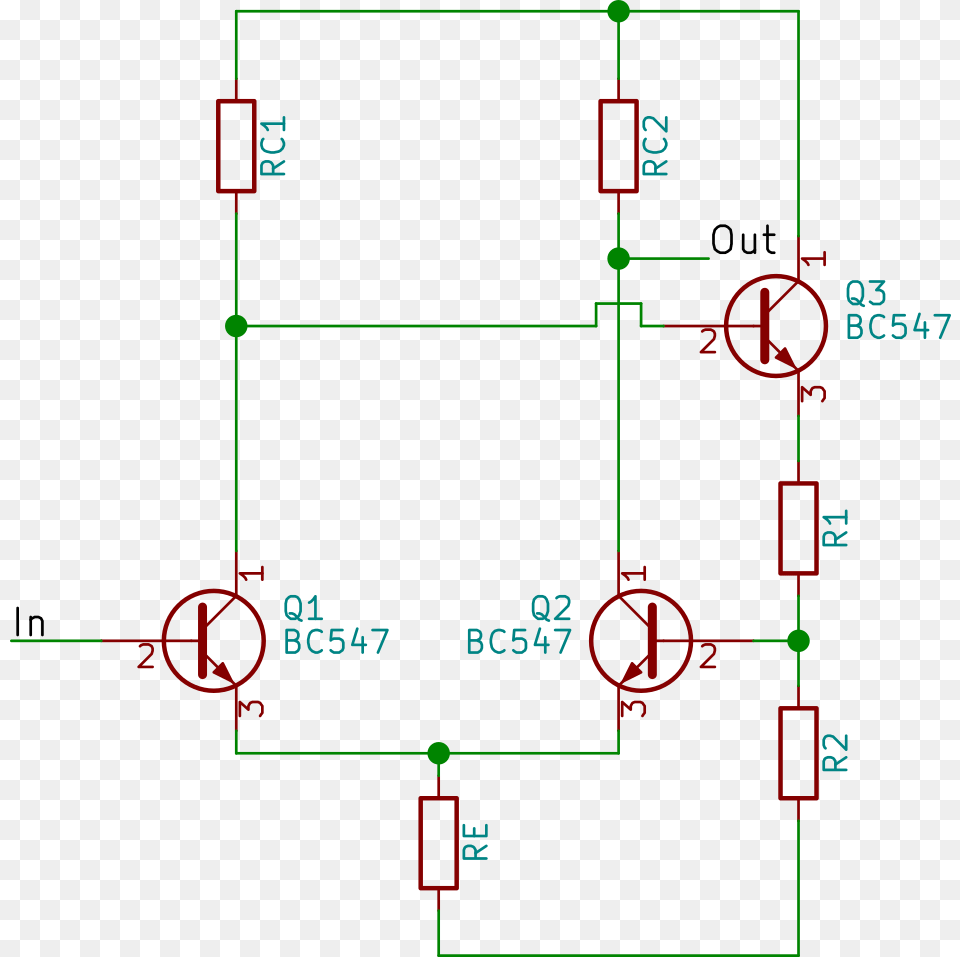 Transistors Schmitt Trigger Circuit, Diagram, Gas Pump, Machine, Pump Free Png Download