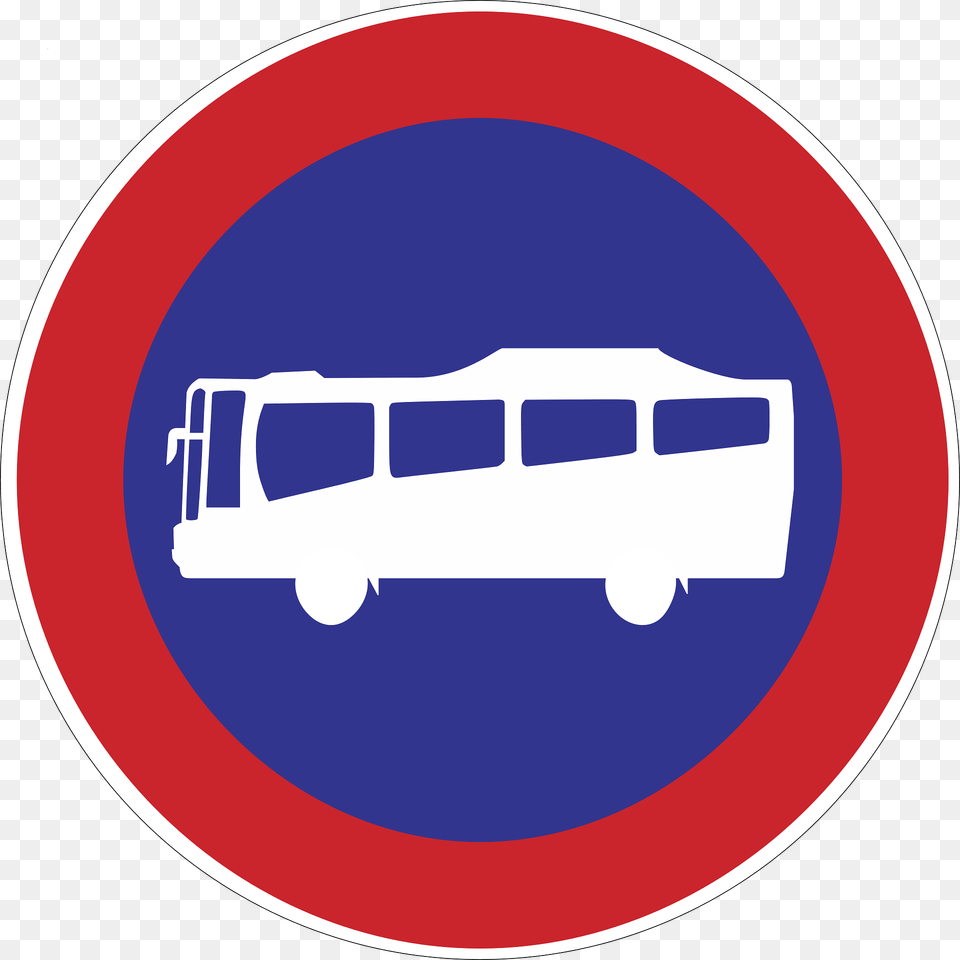 Transit Only Sign In Argentina Clipart, Symbol, Bus, Transportation, Vehicle Free Png