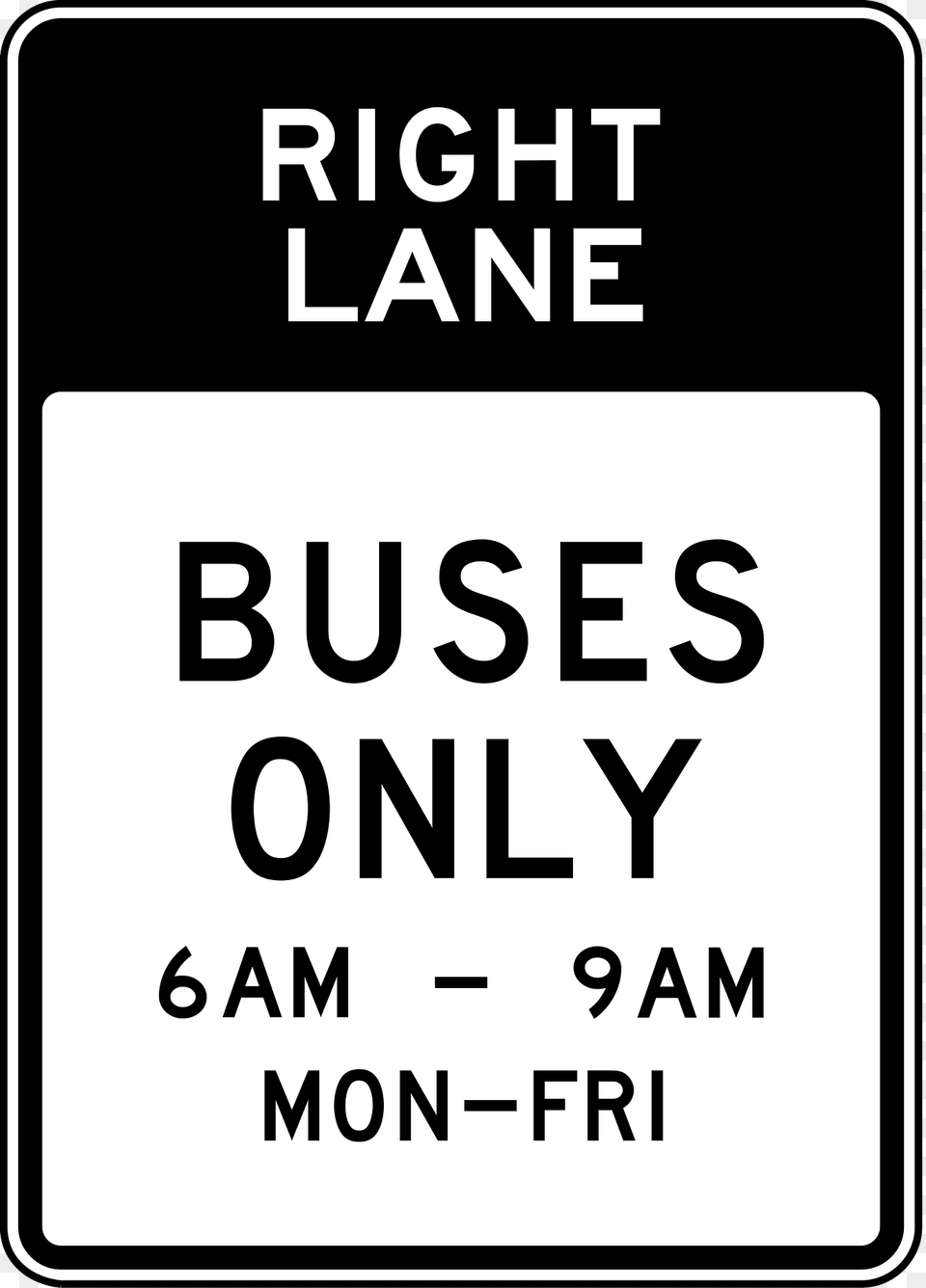 Transit Only Sign In United States Clipart, Symbol, Bus Stop, Outdoors, Road Sign Png Image