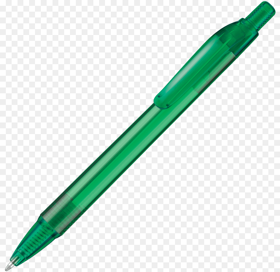 Translucent Printed Pen In Green Stationery Png Image