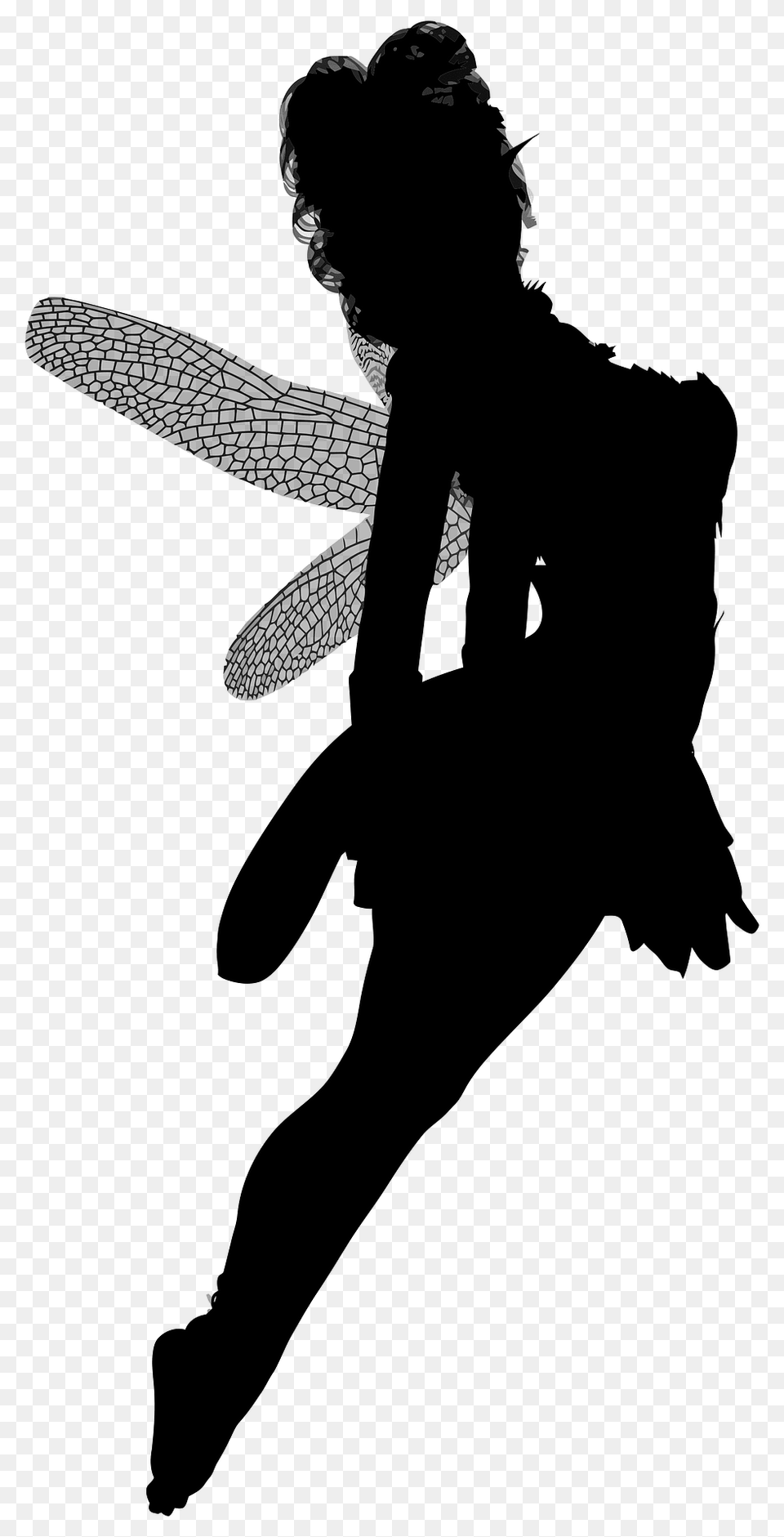 Translucent Wings Fairy Clipart, Silhouette, Adult, Male, Man Free Png Download