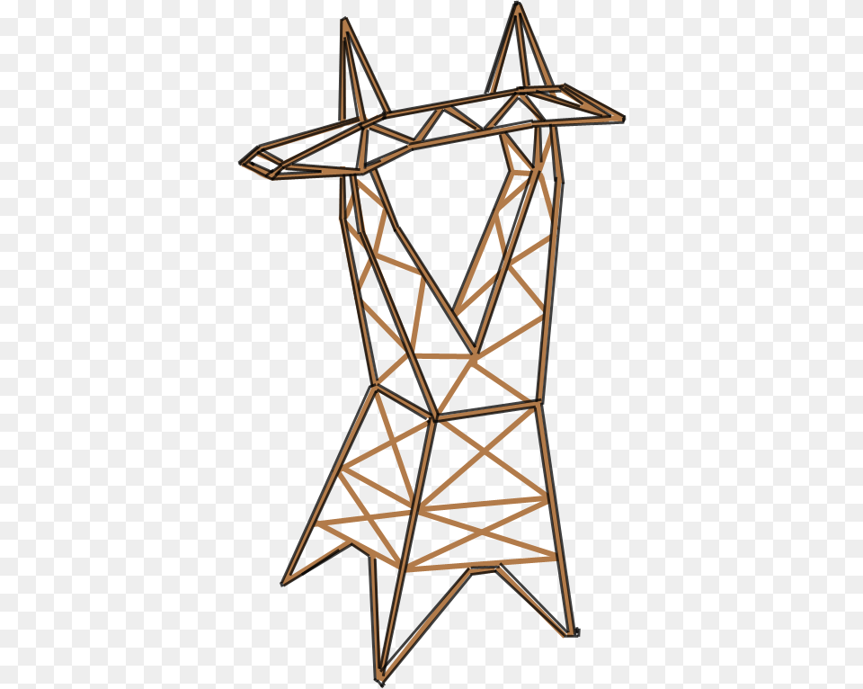 Transmission Line Tower 500kv Anime 500 Kv Transmission Tower Icon, Cable, Power Lines, Electric Transmission Tower, Cross Free Png Download