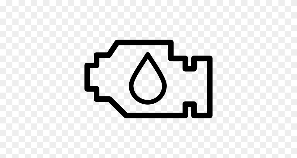 Transmission Oil New Transmission Icon With And Vector, Gray Free Png Download