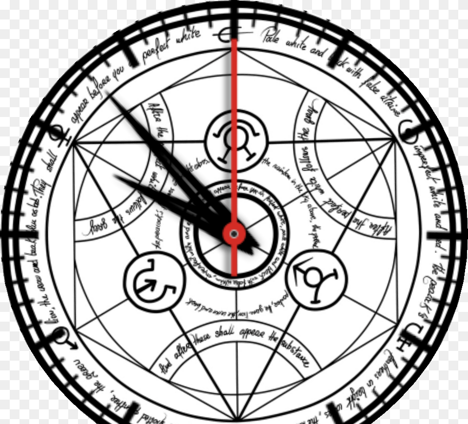 Transmutation Circle, Compass, Machine, Wheel Png