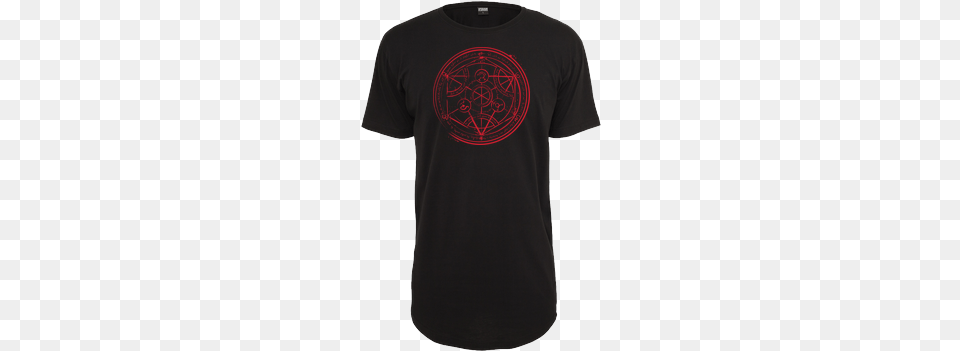 Transmutation Circle Urban Classics Long Tee Black, Clothing, T-shirt, Shirt Free Transparent Png