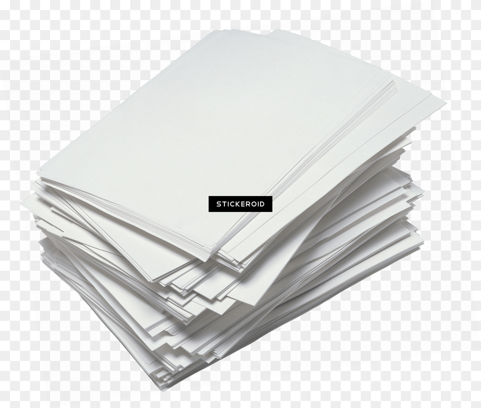 Transparency Pile Of Paper, Napkin Free Png Download