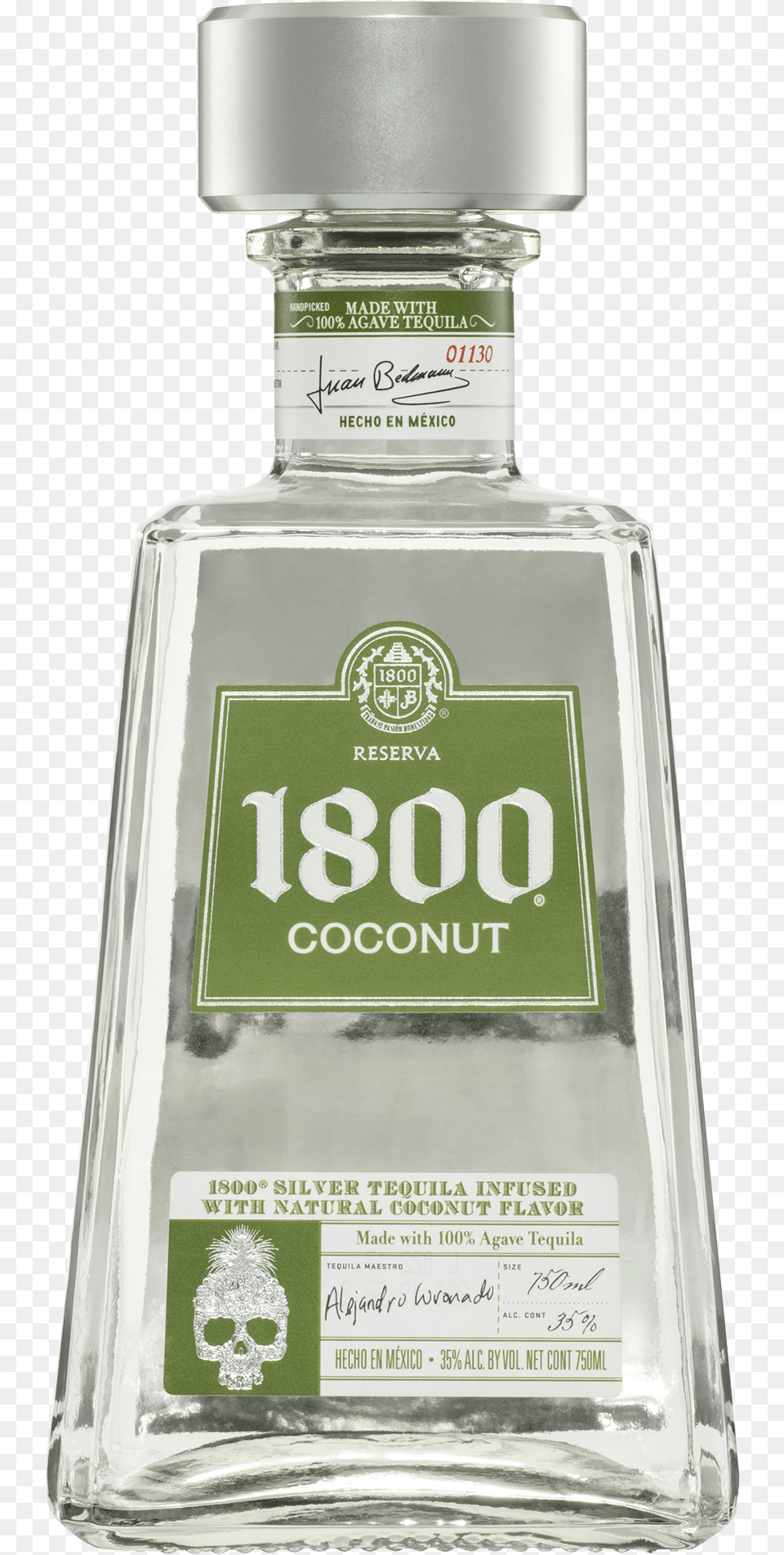 Transparent 1800 1800 Tequila, Alcohol, Beverage, Liquor, Bottle Free Png