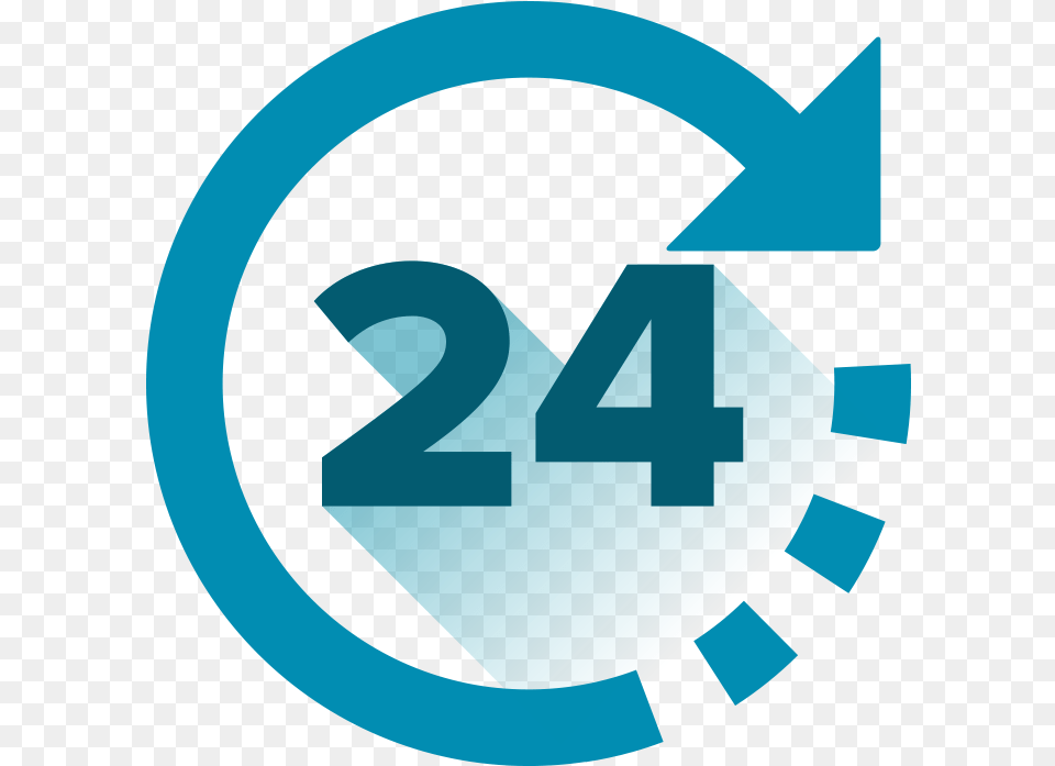 Transparent 24 Hours, Recycling Symbol, Symbol Free Png Download