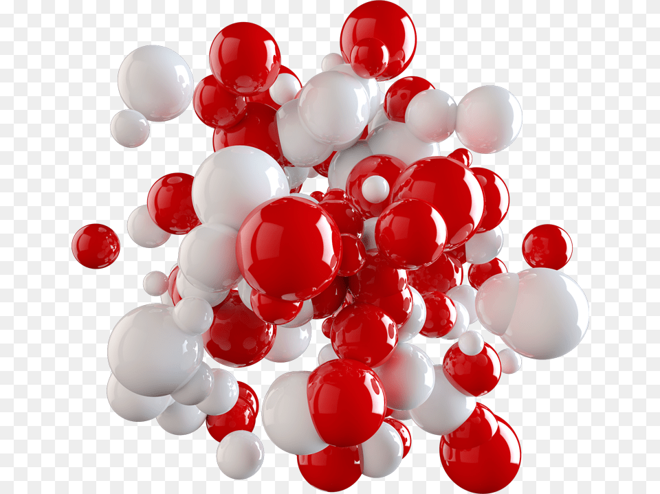 Transparent 3d Abstract Red And White Balloon, Chandelier, Lamp, Food, Fruit Png