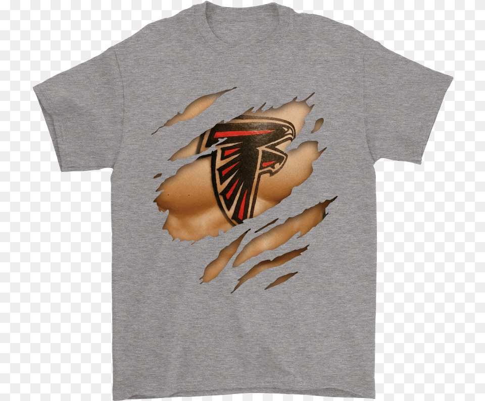 3d Nfl Logo Atlanta Falcons, Clothing, Person, Skin, T-shirt Free Transparent Png