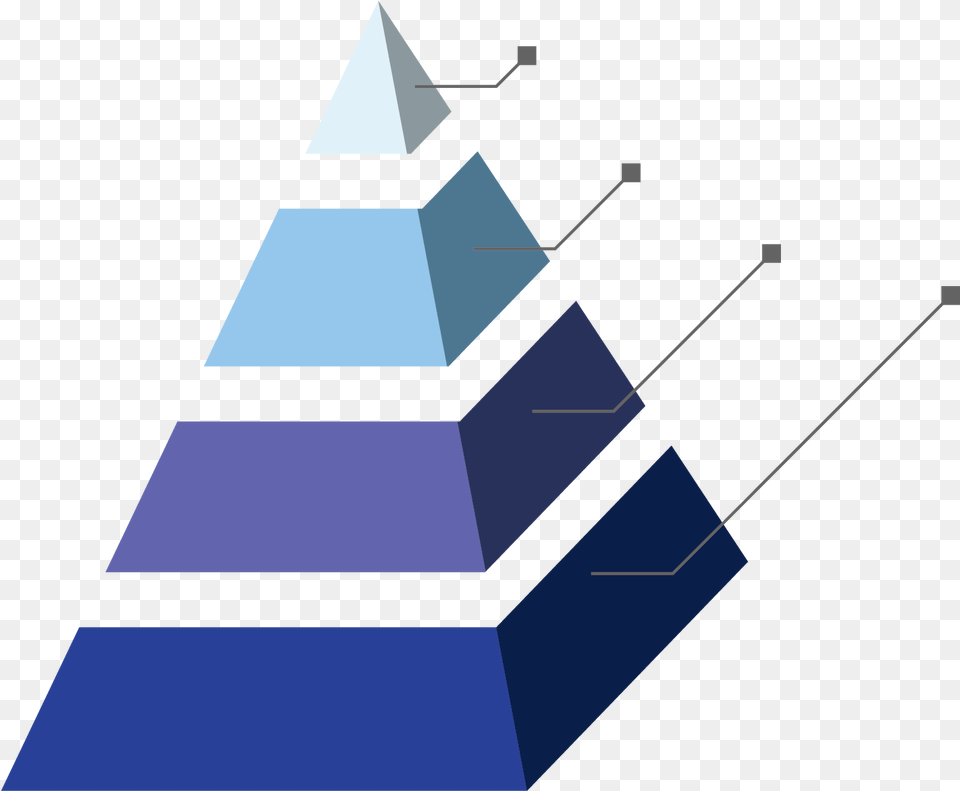 Transparent 3d Pyramid Ppt Triangle Png