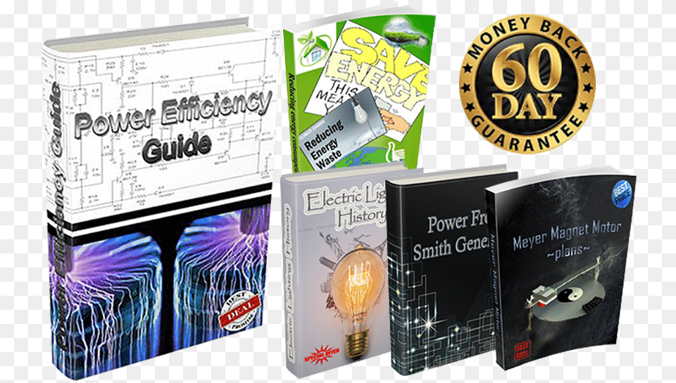 Transparent 60 Day Money Back Guarantee Power Efficiency Guide Review, Book, Publication Free Png