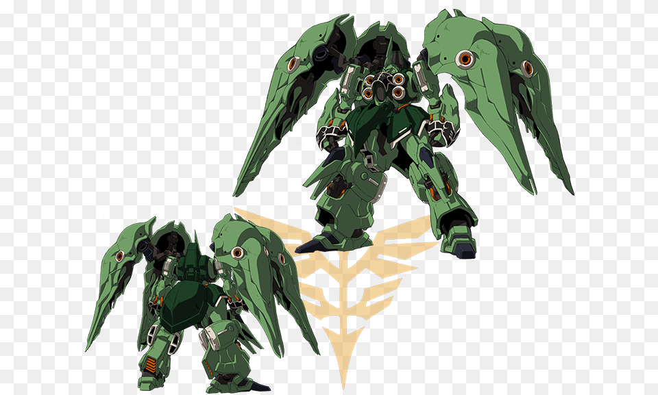 666 Gundam Unicorn, Green Free Transparent Png