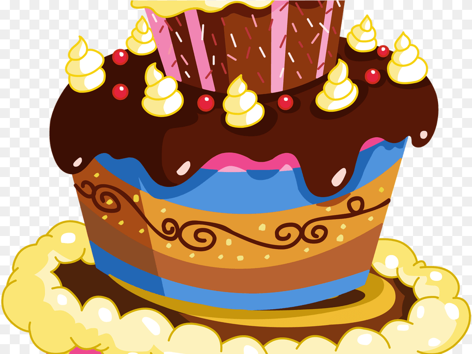 Transparent 70th Birthday Cake Clipart Cake Happy Birthday, Birthday Cake, Cream, Dessert, Food Png Image