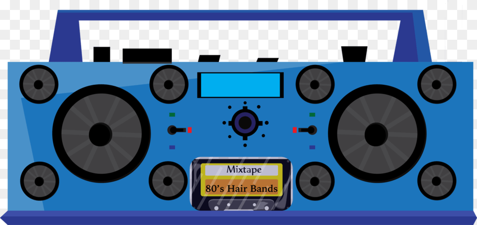 80 S Boombox Clipart Retro Props, Electronics, Stereo, Disk Free Transparent Png