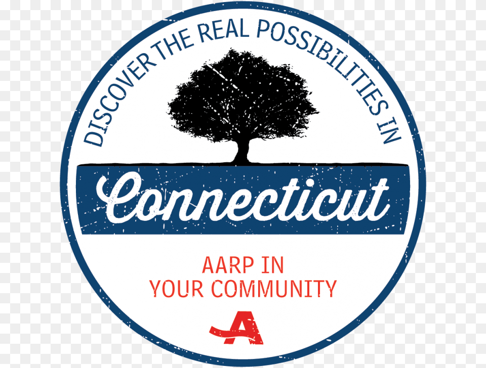 Transparent Aarp Logo Aarp Membership Card, Plant, Sticker, Tree, Badge Free Png Download
