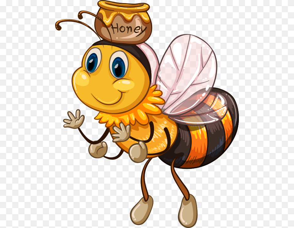 Transparent Abelha Molde De Abelhas Para Imprimir, Animal, Bee, Honey Bee, Insect Free Png Download