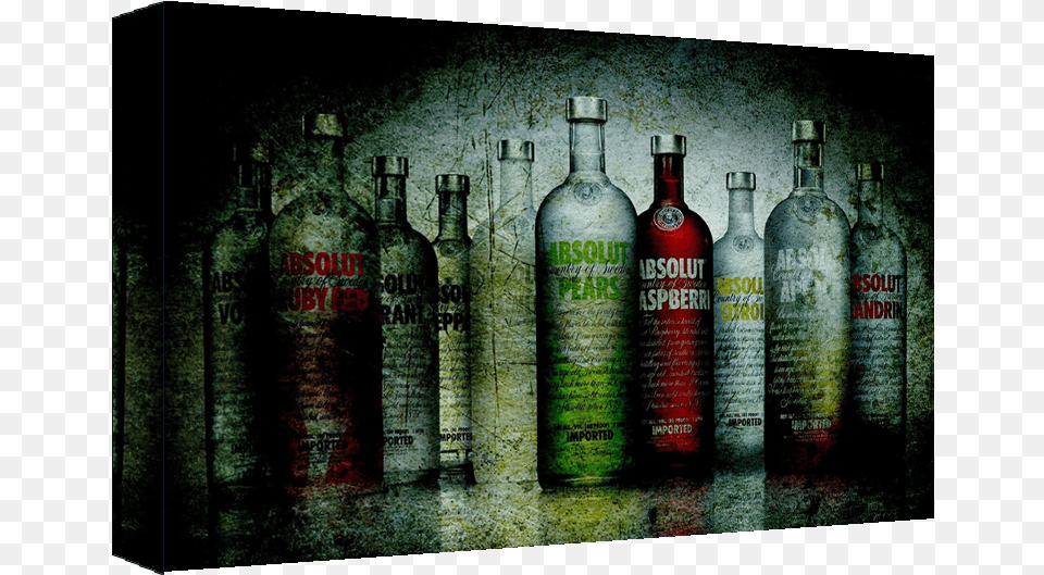 Transparent Absolut Vodka Alcohol Backgrounds, Beverage, Liquor, Bottle Png Image