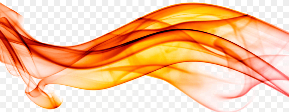 Transparent Abstract Wave Orange Abstract Lines, Smoke, Graphics, Art, Fire Free Png Download