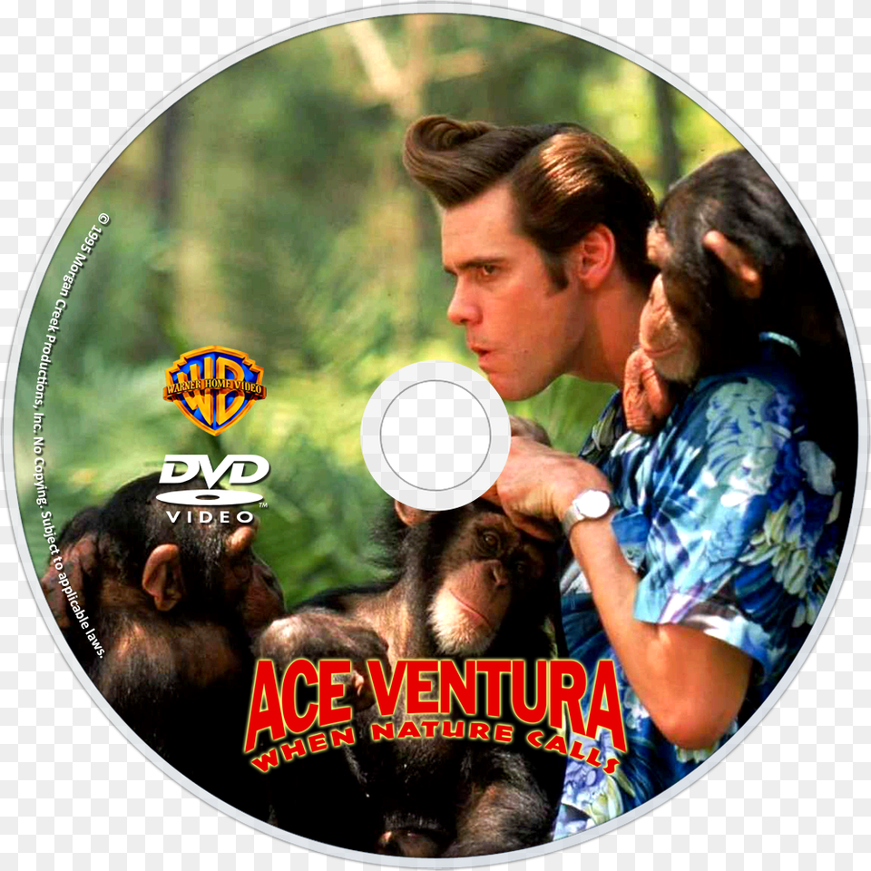 Transparent Ace Ventura Ace Ventura 2 Dvd Cover, Disk, Adult, Person, Man Png Image