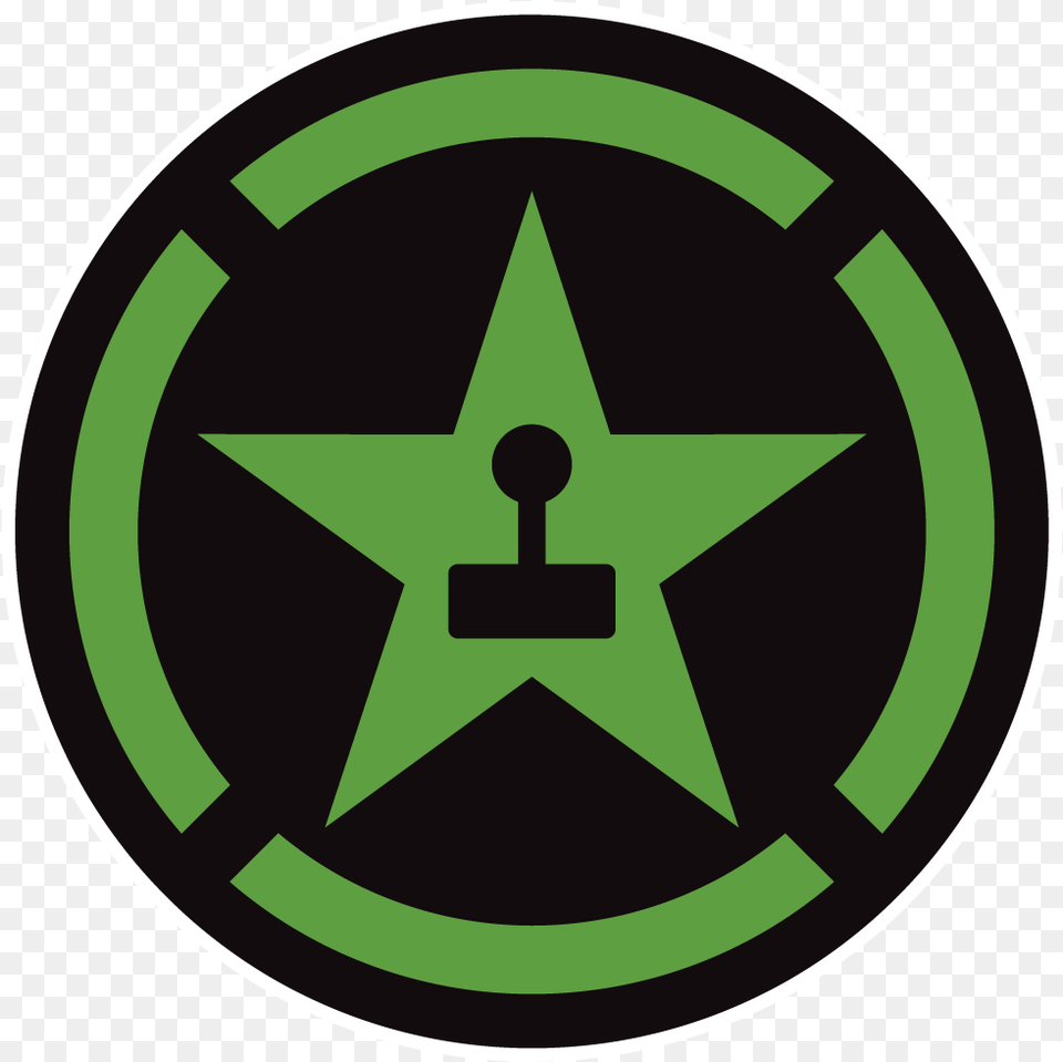 Transparent Achievement Hunter Logo Achievement Hunter Logo, Star Symbol, Symbol, Disk Png Image